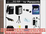 32GB Accessory Kit For Panasonic HC-V700 HC-V700M HC-V500 HC-V500M HC-V100 HC-V100M HC-V10