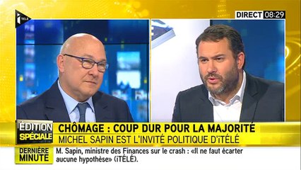 Michel Sapin admet à l'avance une "défaite" du PS aux départementales