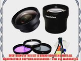 WIDE ANGLE MACRO LENS   2X TELEPHOTO LENS   3 PC. FILTER KIT FOR THE CANON DIGITAL REBEL T3i