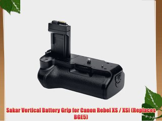 Sakar Vertical Battery Grip for Canon Rebel XS / XSi (Replaces BGE5)