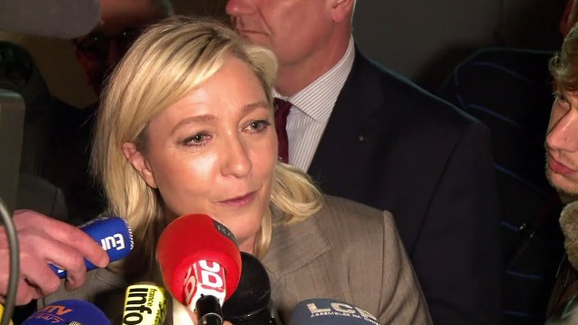 A Hénin-Beaumont, Marine Le Pen dénonce encore l'UMPS