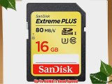 SanDisk Extreme Plus 16GB UHS-1/U3 SDHC Memory Card Up To 80MB/s- SDSDXS-016G-X46 (Label May
