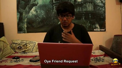 When boys get a Friend Request of a girl on Facebook