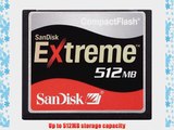 SANDISK SDCFX-512-7 Sandisk 512MB Extreme Cf Card (Retail Package)