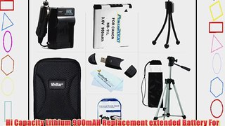 Essential Accessories Kit For Canon Powershot Elph 130 IS A2600 A2500 ELPH 135 140 IS ELPH