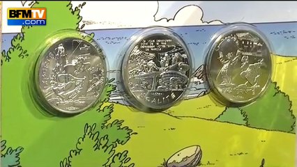 Des pièces de monnaie à l'effigie d'Astérix