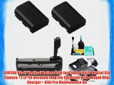 VIVITAR BG-E7 Vertical Battery Grip for Canon EOS 7D Digital SLR Camera  2 LP-E6 Decoded long