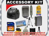Deluxe DB ROTH Accessory KitFor The Samsung SC-MX10 MX20 HMX20C SMX-F34 Flash Memory Camcorders