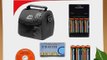 Deluxe Accessory Kit With 8 AA Rechargeable Batteries   Rapid Charger   Digital Camera Case