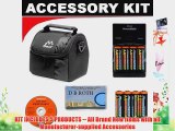 Deluxe Accessory Kit With 8 AA Rechargeable Batteries   Rapid Charger   Digital Camera Case