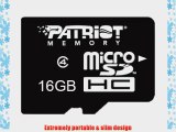 Patriot 16GB Class 2 Micro SDHC With SD Adapter For Smartphone