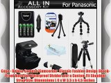 All In Accessories Kit For Panasonic Lumix DMC-LZ20 DMC-LZ20K DMC-LZ20R DMC-LZ30 DMC-LZ30K