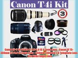 Canon EOS Rebel T4i Digital 18 MP CMOS SLR Camera EF-S 18-55mm f/3.5-5.6 IS II Zoom Lens