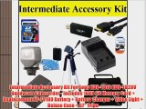 Intermediate Accessory Kit For Sony HDR-TD10 HDR-TD20V Handycam Camcorder - Includes 16GB SD