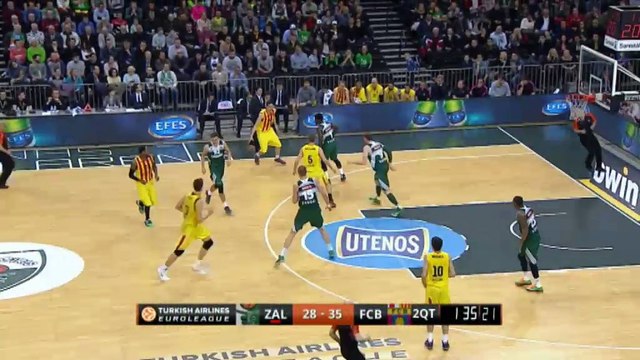 Zalgiris Kaunas 72-83 Barcellona, Gruppo E