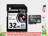 Zectron 32GB Micro SD SDHC Memory card FOR Sony Cyber-shot DSC-H55 Digital Camera SD Secure