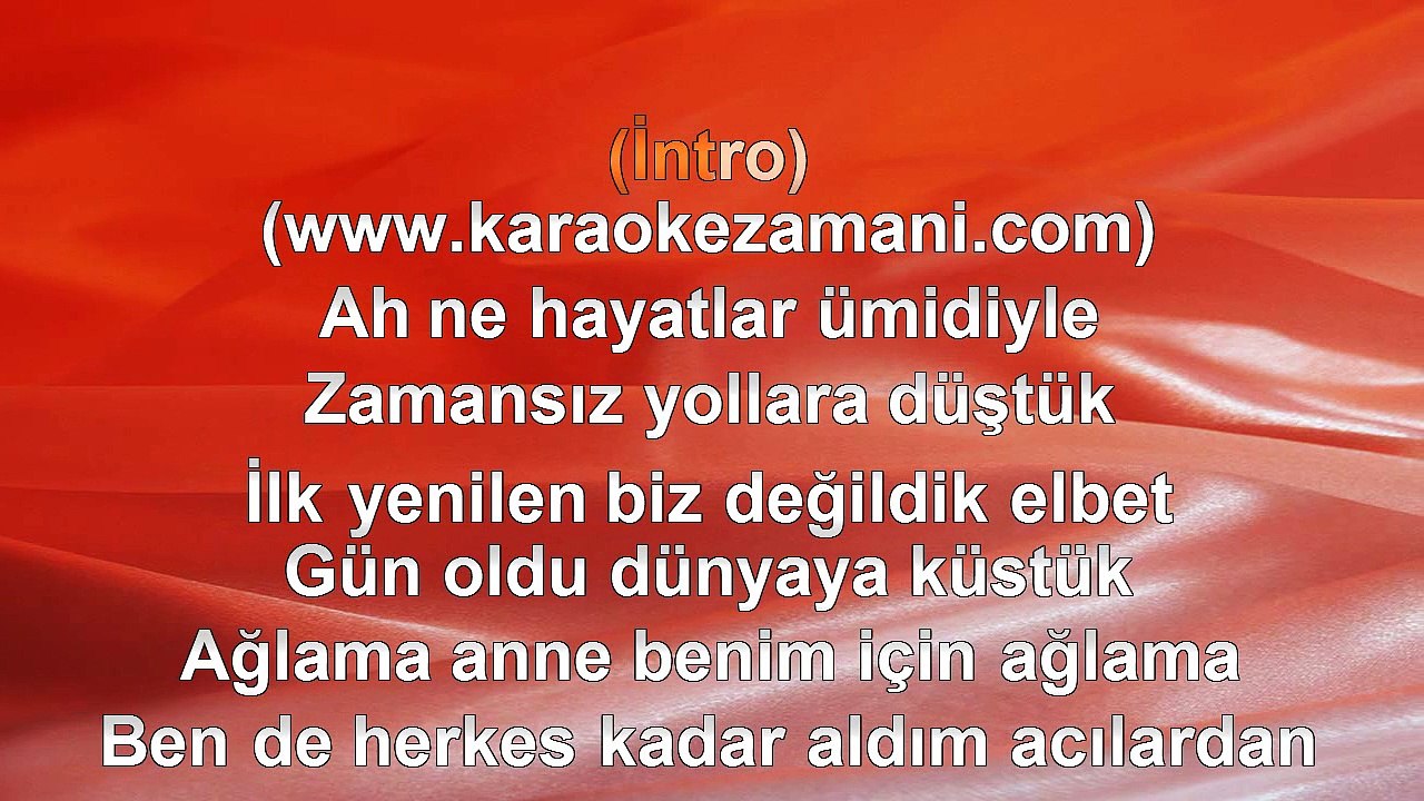 Ajda Pekkan - Ağlama Anne - 1993 TÜRKÇE KARAOKE