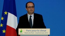 Discours lors du Sommet des maires pour le climat