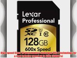Lexar Professional 600x 128GB SDXC UHS-I Flash Memory Card LSD128CRBNA6002 - 2 Pack