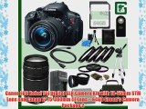 Canon EOS Rebel T5i Digital SLR Camera Kit with 18-55mm STM Lens and Canon EF 75-300mm III