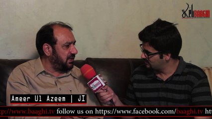 Ameer ul Azeem-JI Information Secretary With Baaghi TV
