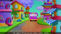 Wheels on the Bus Go Round and Round Rhyme - Popular Nursery Rhymes and Songs for Children (HD)