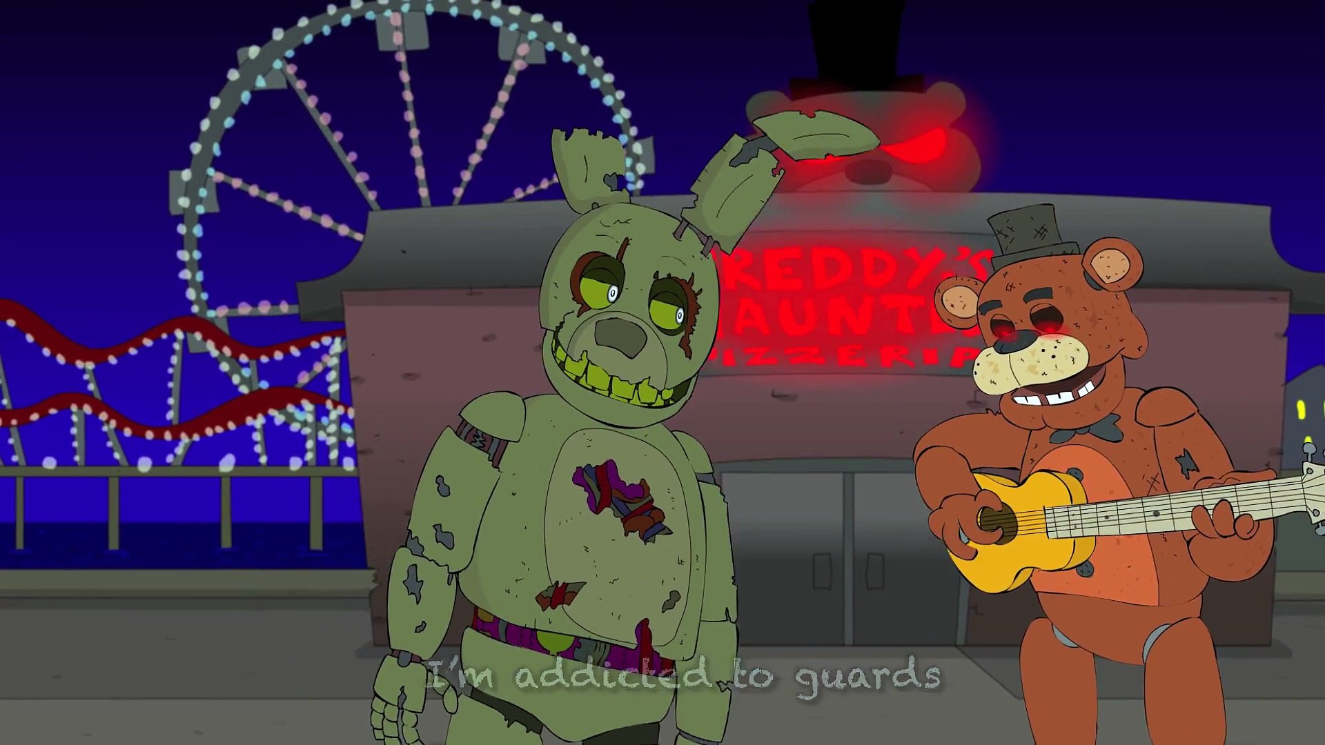 ♪ FIVE NIGHTS AT FREDDY'S 4 THE MUSICAL - Animation Song 