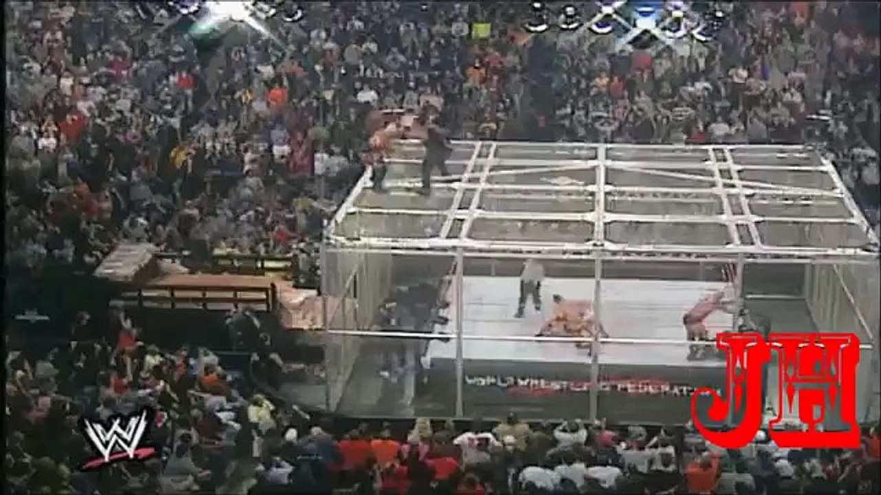 Undertaker chokeslams Rikishi from Hell In A Cell video Dailymotion