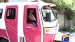 Pink Rickshaws only for the Women driven and by the Women drivers