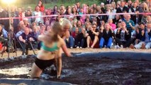 Womens mud wrestling 2014