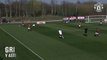 Manchester United youngster Callum Gribbin has some serious dribbling skills