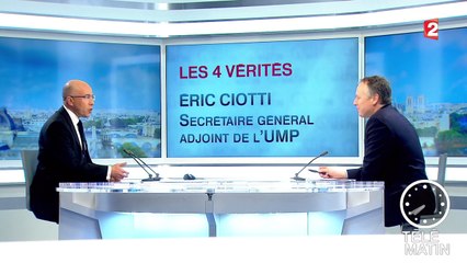 Les 4 Vérités-Eric Ciotti : "Donner un carton rouge au gouvernement"