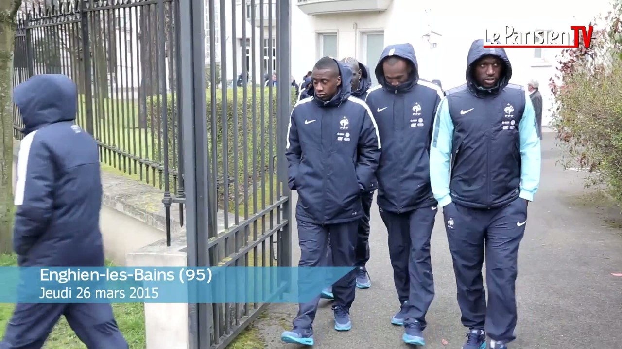 Balade pluvieuse pour les Bleus avant France-Br...