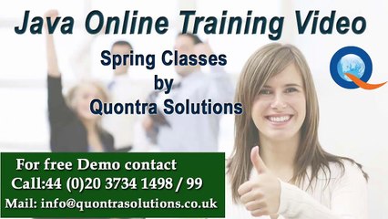 Java Online Training by Quontra Solutions