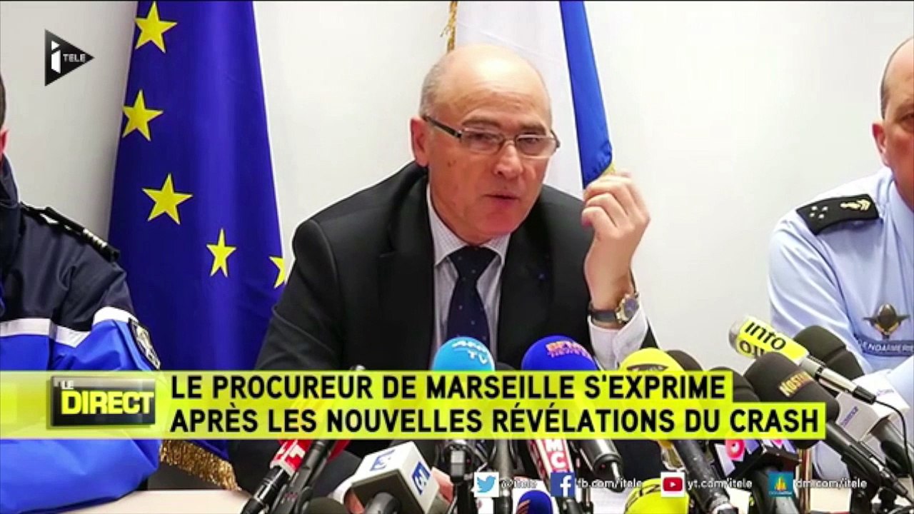 Crash de l' A320: "Un acte volontaire" selon le procureur de Marseille