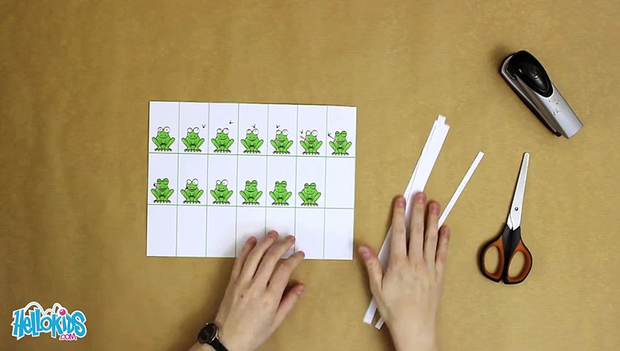 El dibujo animado en papel