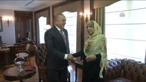 Çavuşoğlu, Nobel Barış Ödülü Sahibi Karman'ı Kabul Etti