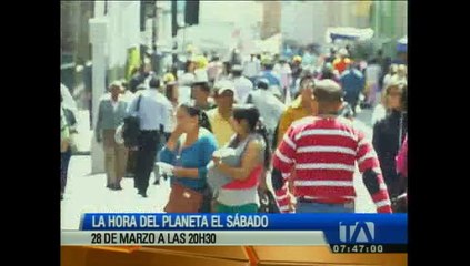 Únete a “La hora del planeta”, este 28 de marzo a las 08h30