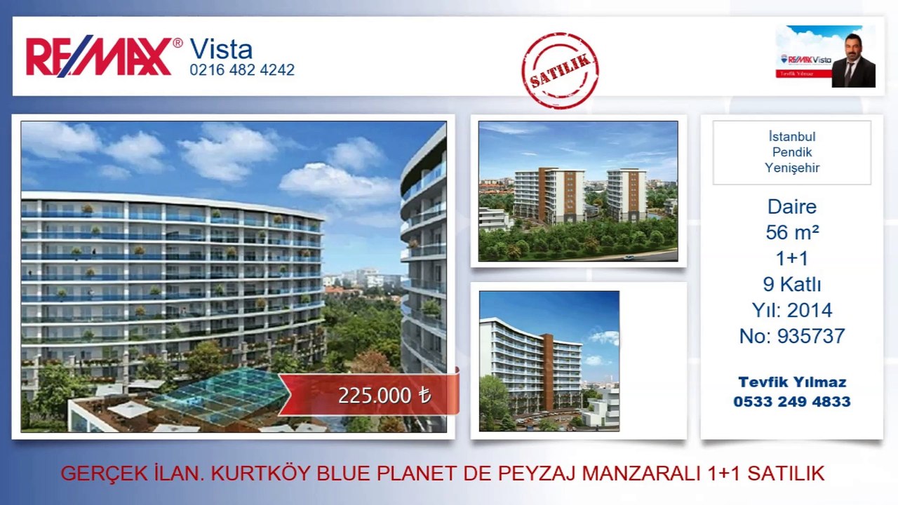 KURTKÖY SATILIK KİRALIK DAİRELER ERCAN AKGÜL - TEVFİK YILMAZ