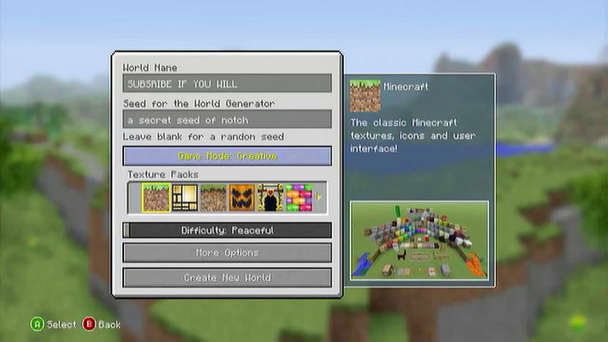 Minecraft Xbox360 Ps3 Tu23 Seed A Secret Seed Of Notch Updated Video Dailymotion