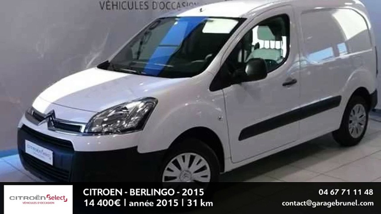 Annonce Occasion CITROëN Berlingo II 20 L1 HDi 90 BUSINESS 2015