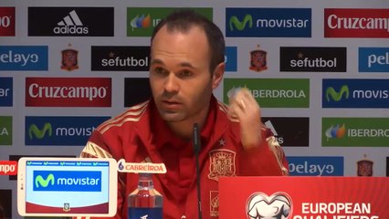 Iniesta: "La trayectoria de Busquets habla por sí sóla"