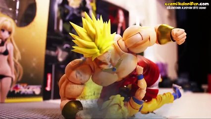 Dragon Ball Z Stop motion  - Sangoku VS Broly