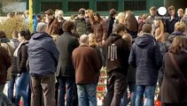 ادای احترام مردم آلمان به جان باختگان سانحه سقوط هواپیمای ایرباس