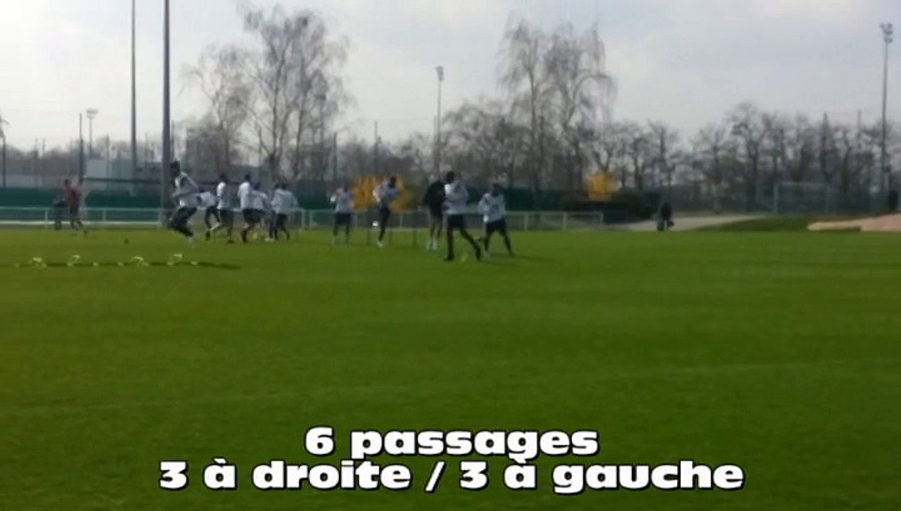 Entraînement Olympique Lyonnais