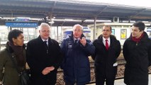 Jean-Paul Huchon confirme la volonté du STIF de prolonger l'aménagement de la gare Clichy-Levallois côté rue de Neuilly