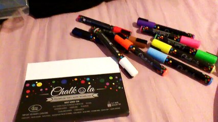 Quick review for the Premium Chalk Markers by Chalkola