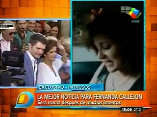 Fernanda Callejón se entera que va a ser madre