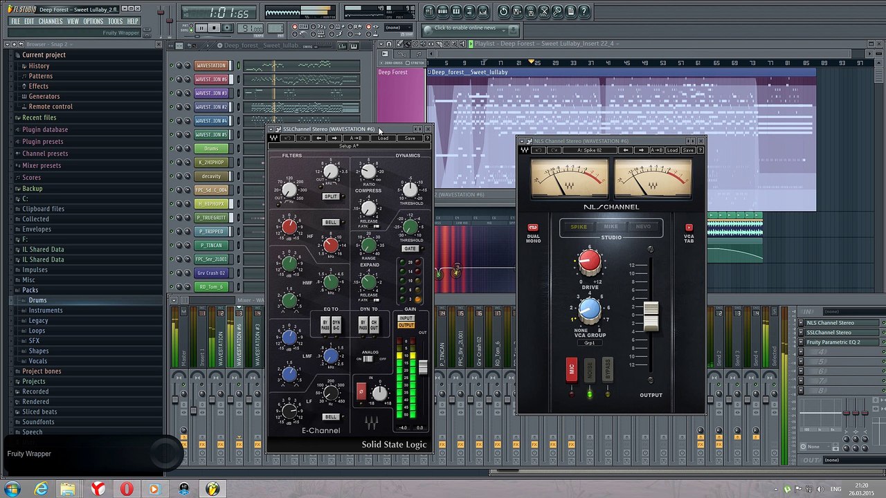 невиDимка & Deep Forest - Sweet Lullaby (remake невиDимка) FL Studio проект