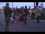 Napoli - Protesta dei Forestali, traffico in tilt -1- (19.03.15)